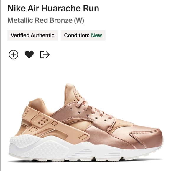 Nike Air Huarache Run Metallic Red Bronze - Picture 5 of 16